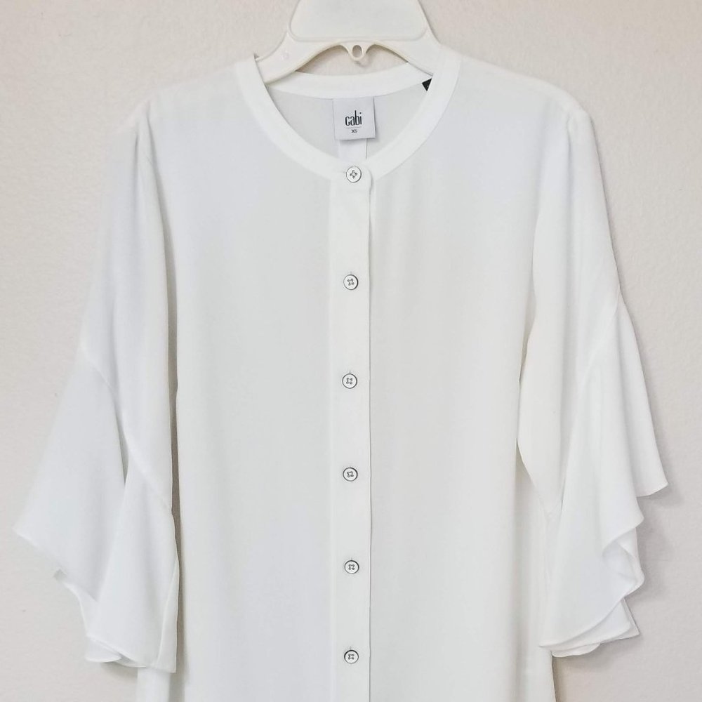 NWOT - Cabi Ivory Float Blouse - XS